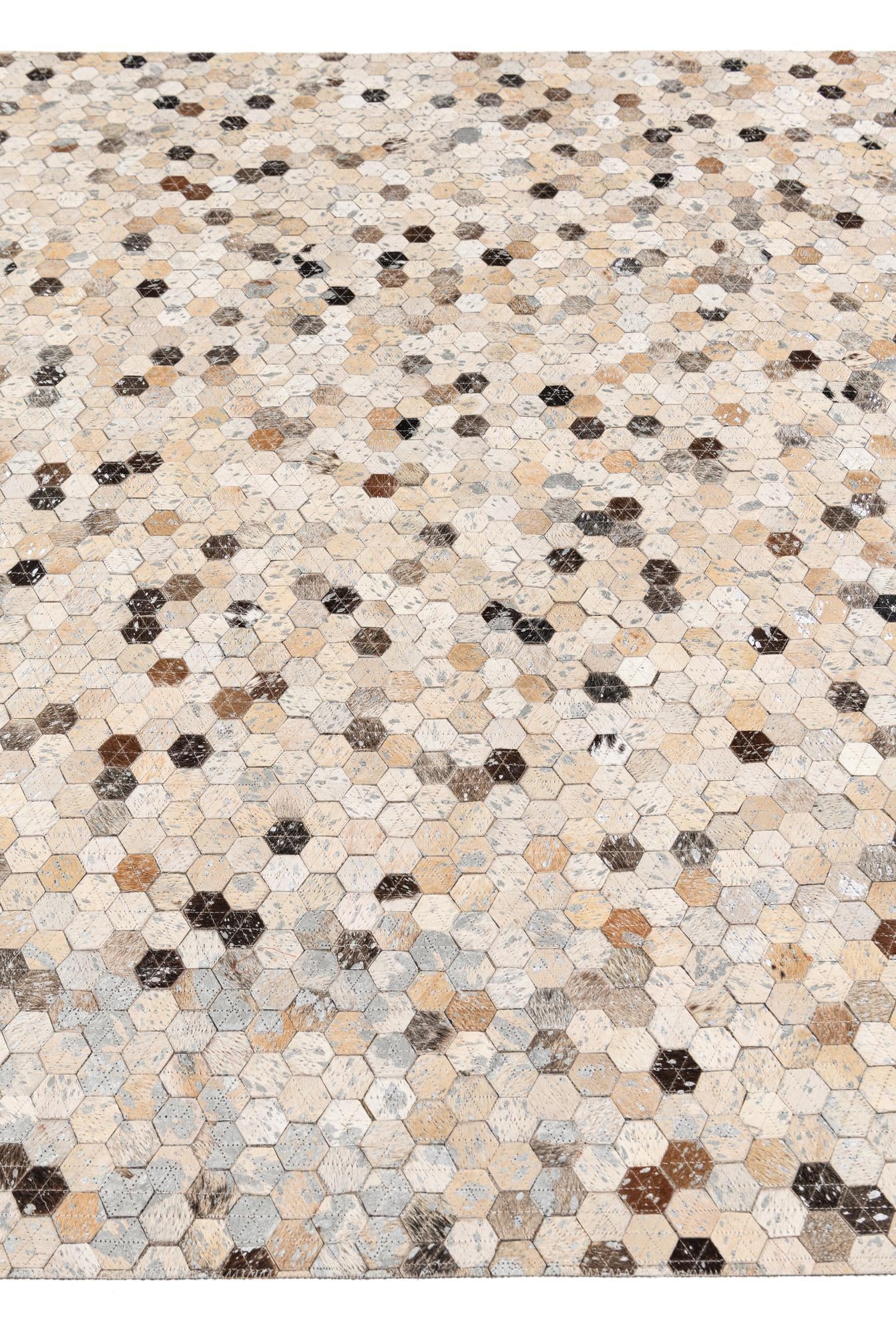 5' 4 x 7' 5 Cowhide Stocks Rug