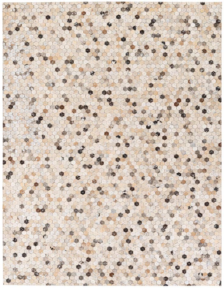 Detail image of 5' 4 x 7' 5 Cowhide Stocks Rug