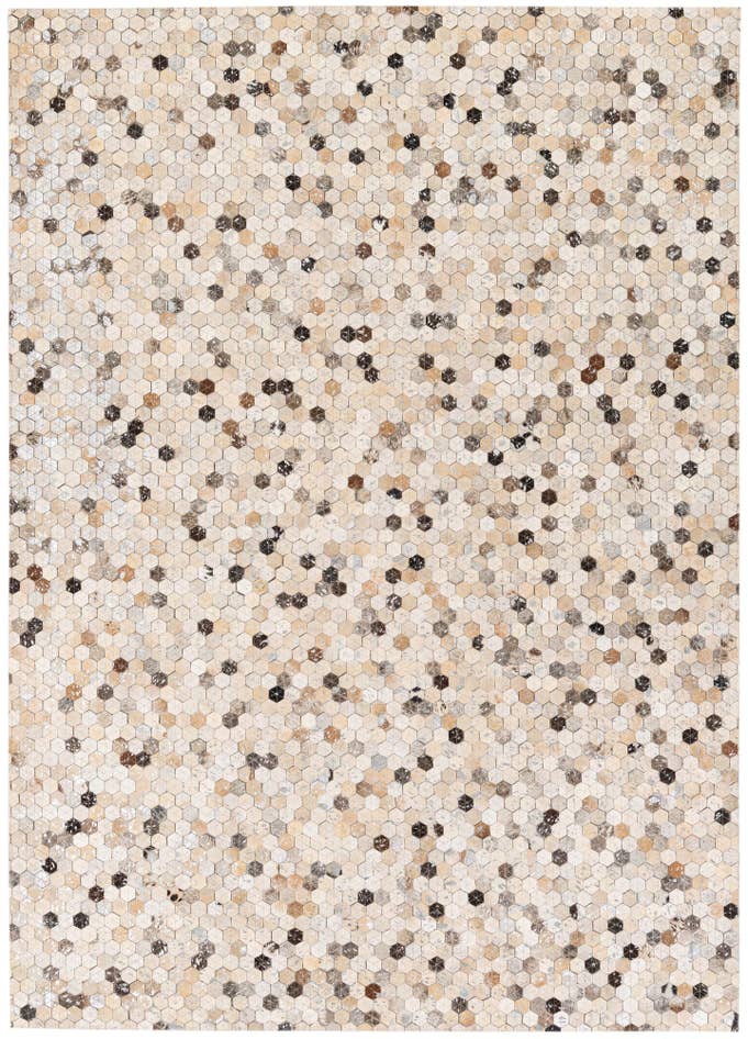 Detail image of 5' 4 x 7' 5 Cowhide Stocks Rug