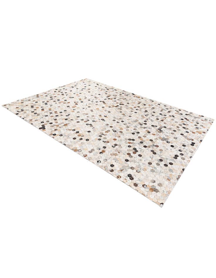 Detail image of 5' 4 x 7' 7 Cowhide Stocks Rug