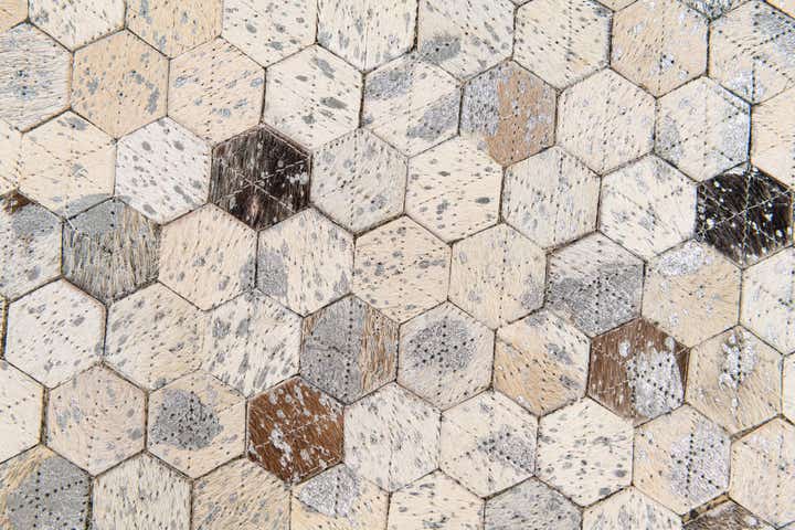 5' 4 x 7' 7 Cowhide Stocks Rug