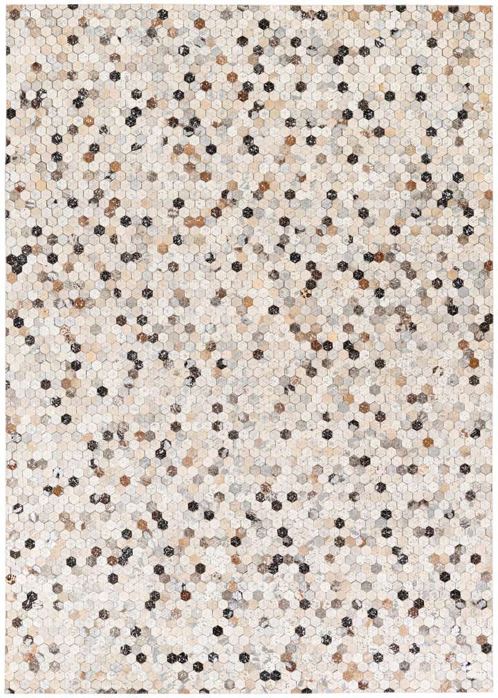 5' 4 x 7' 7 Cowhide Stocks Rug