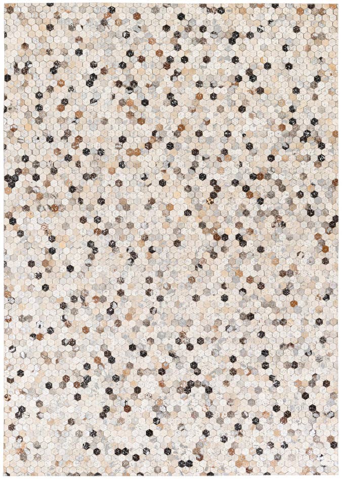 Detail image of 5' 4 x 7' 7 Cowhide Stocks Rug