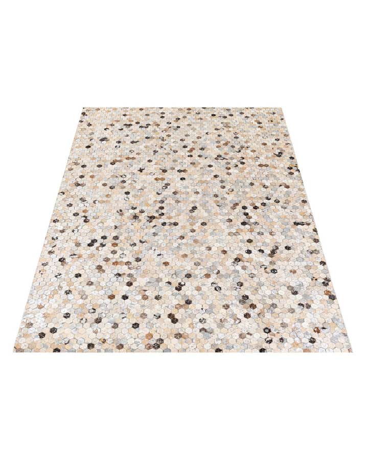 5' 4 x 7' 6 Cowhide Stocks Rug