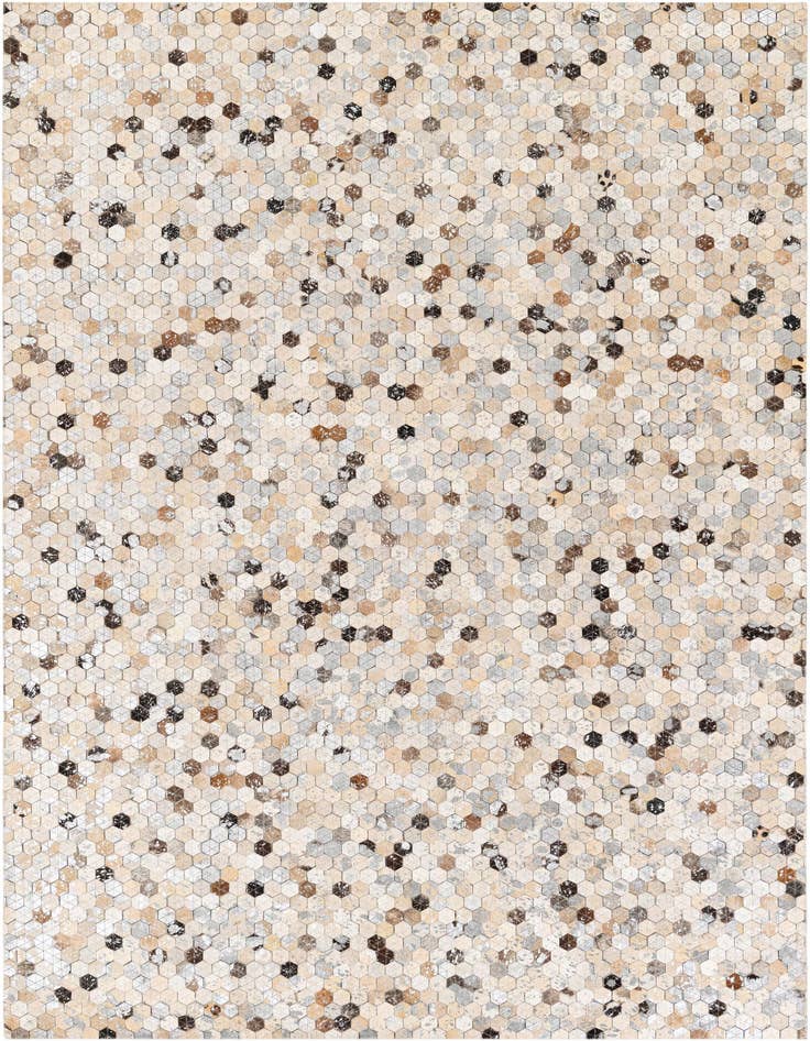 Detail image of 5' 4 x 7' 6 Cowhide Stocks Rug