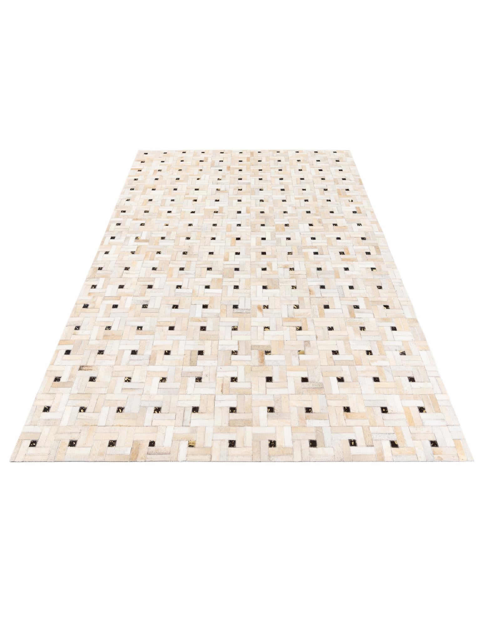 5' 1 x 8' Cowhide Stocks Rug