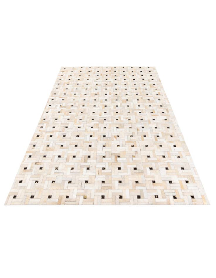 Detail image of 5' 1 x 8' Cowhide Stocks Rug