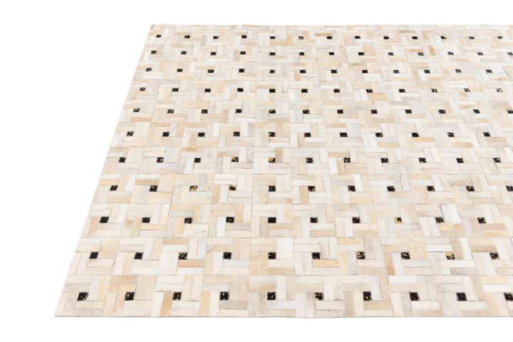 5' 1 x 8' Cowhide Stocks Rug