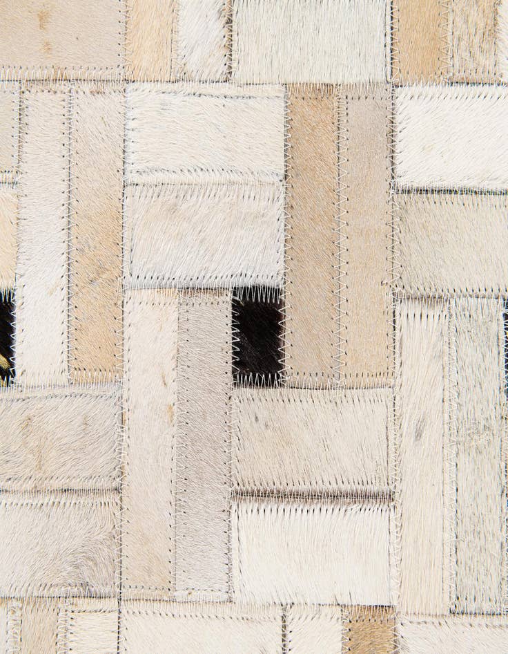 Detail image of 5' 1 x 8' Cowhide Stocks Rug