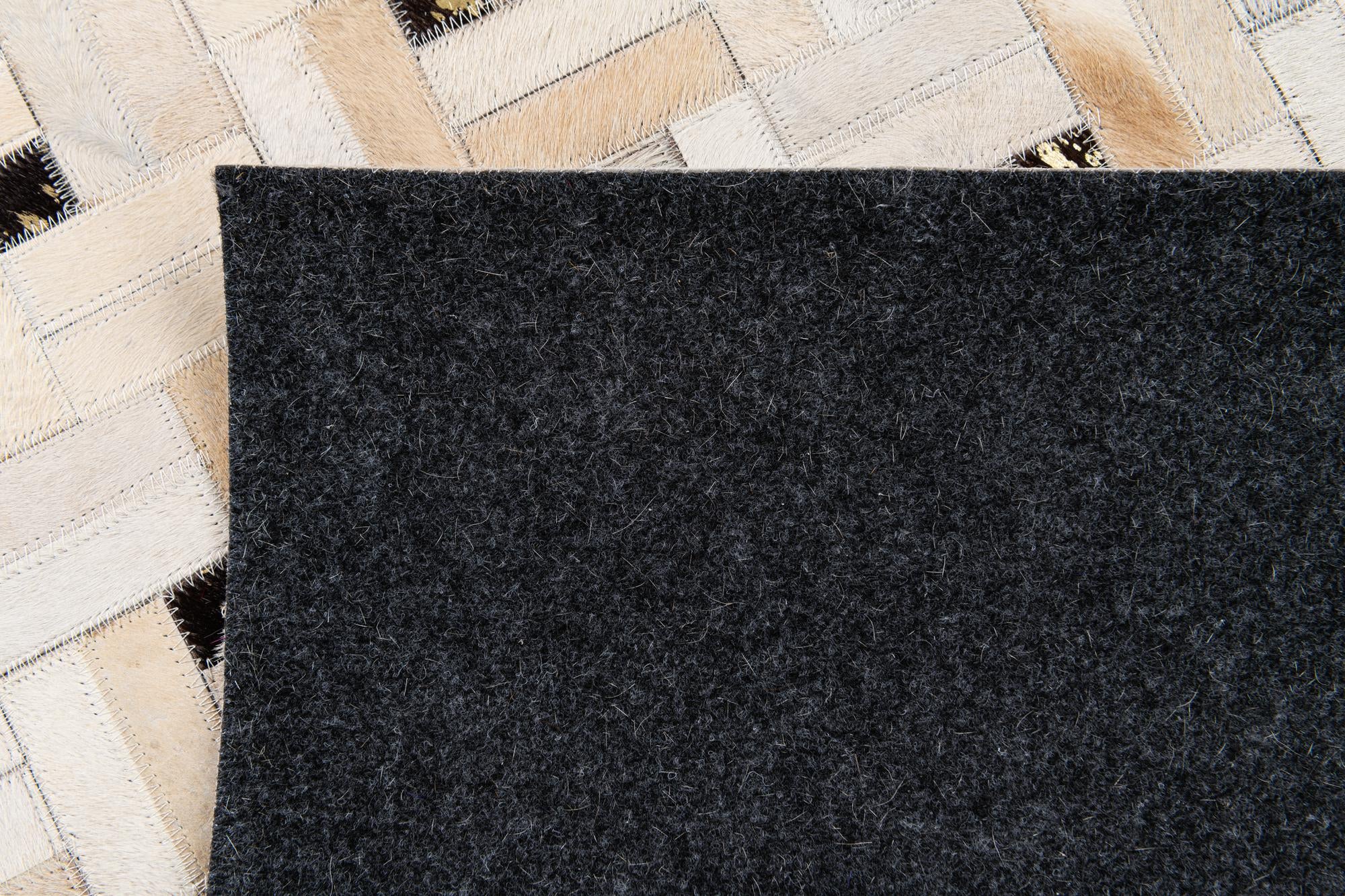 5' 1 x 8' Cowhide Stocks Rug