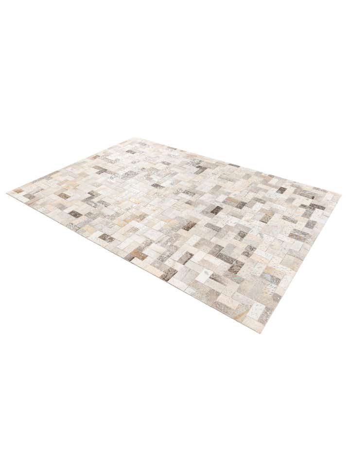4' 9 x 6' 10 Cowhide Stocks Rug