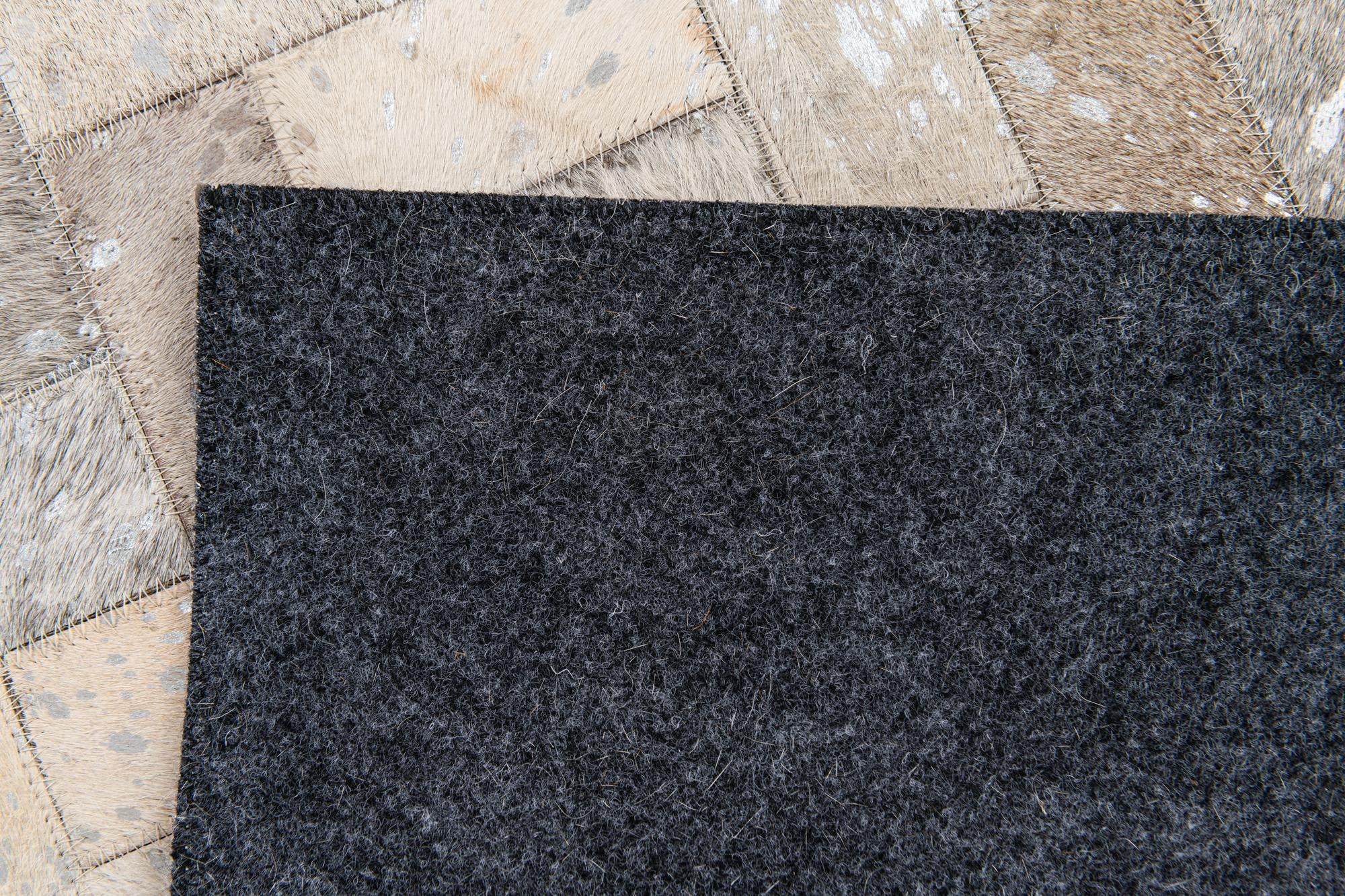 4' 9 x 6' 10 Cowhide Stocks Rug