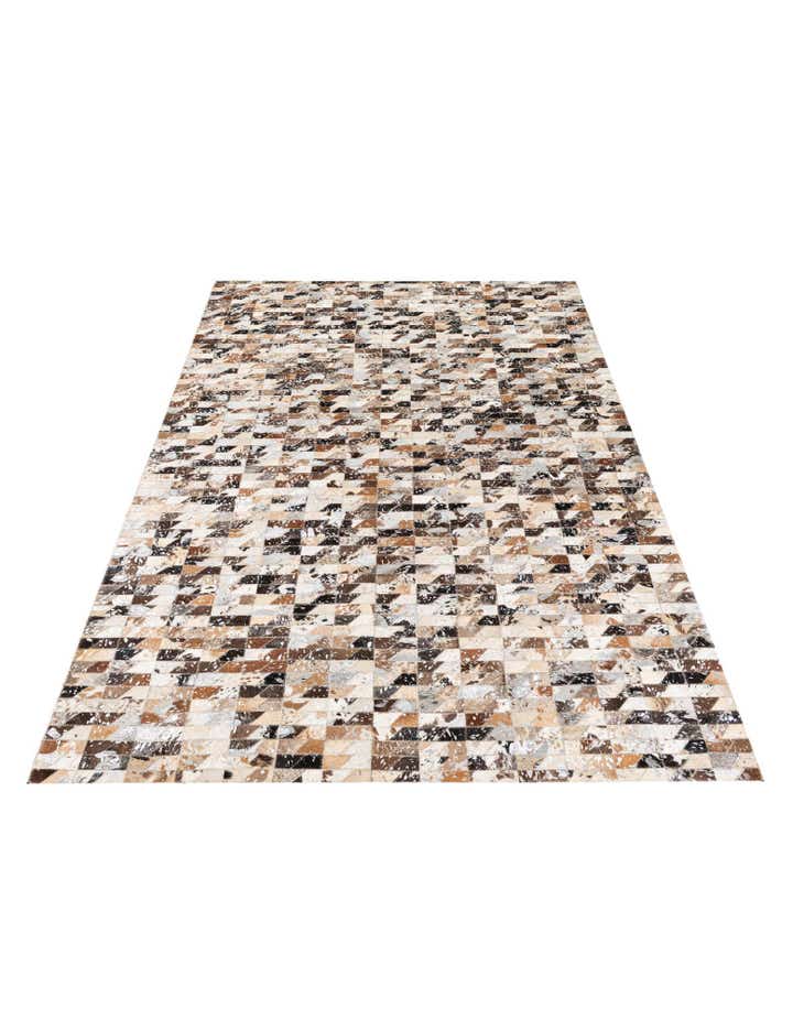 5' 2 x 7' 6 Cowhide Stocks Rug
