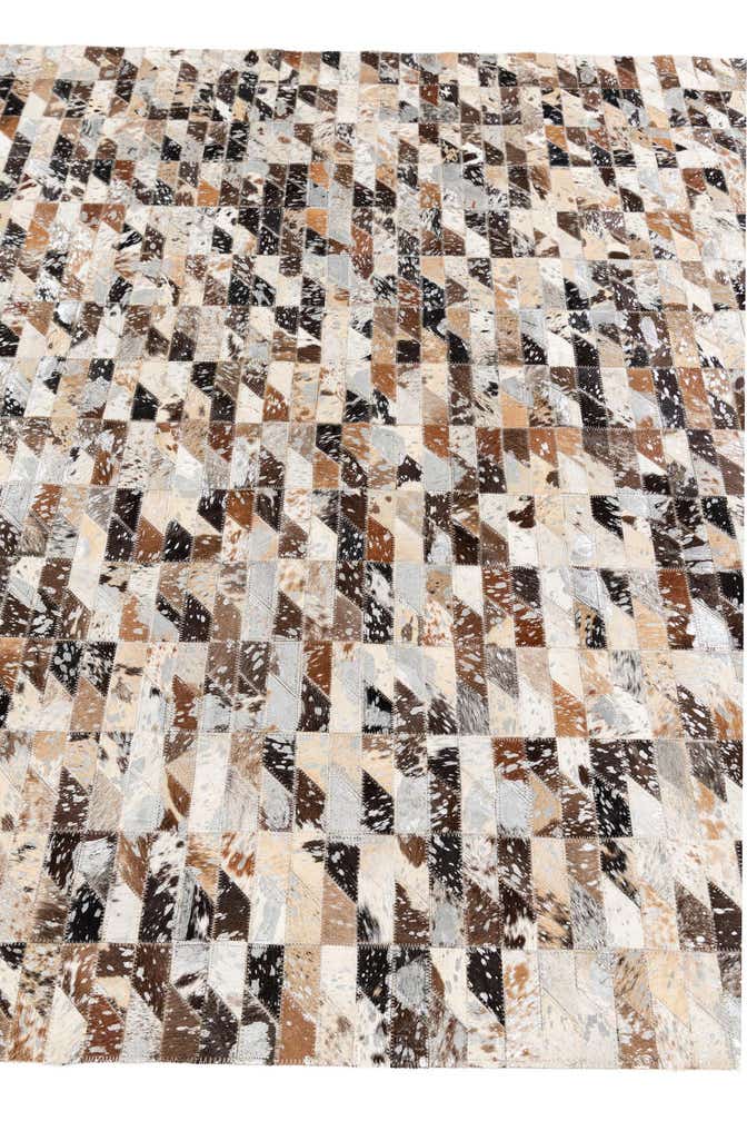 5' 2 x 7' 6 Cowhide Stocks Rug