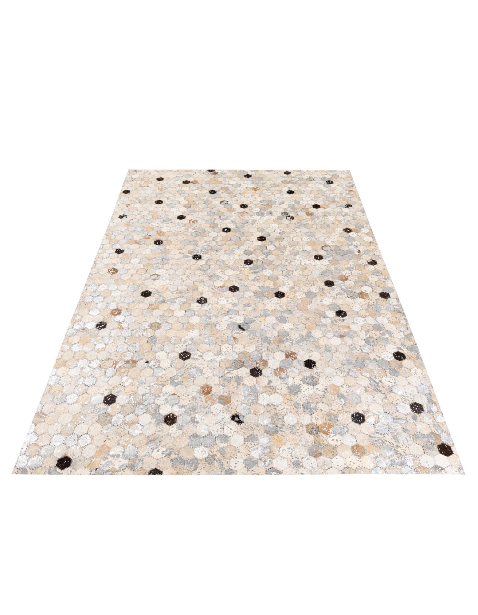 5' 2 x 7' 5 Cowhide Stocks Rug