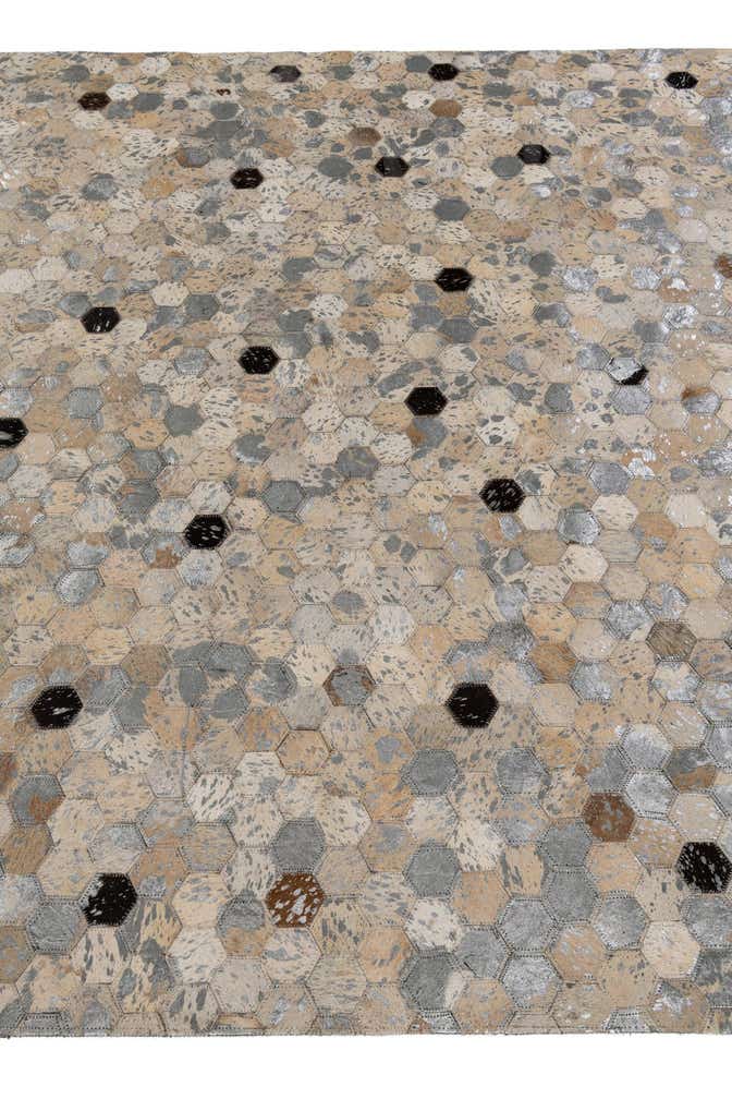 5' 2 x 7' 5 Cowhide Stocks Rug