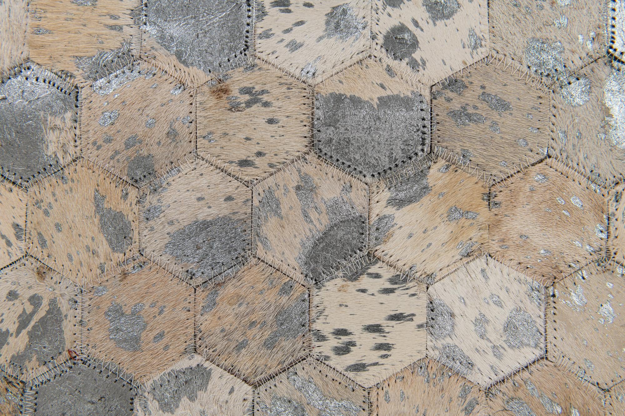 5' 2 x 7' 5 Cowhide Stocks Rug