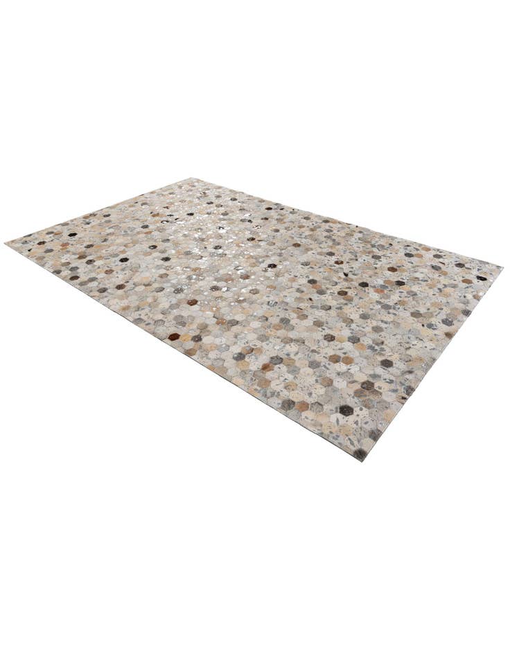 Detail image of 5' x 8' Cowhide Stocks Rug