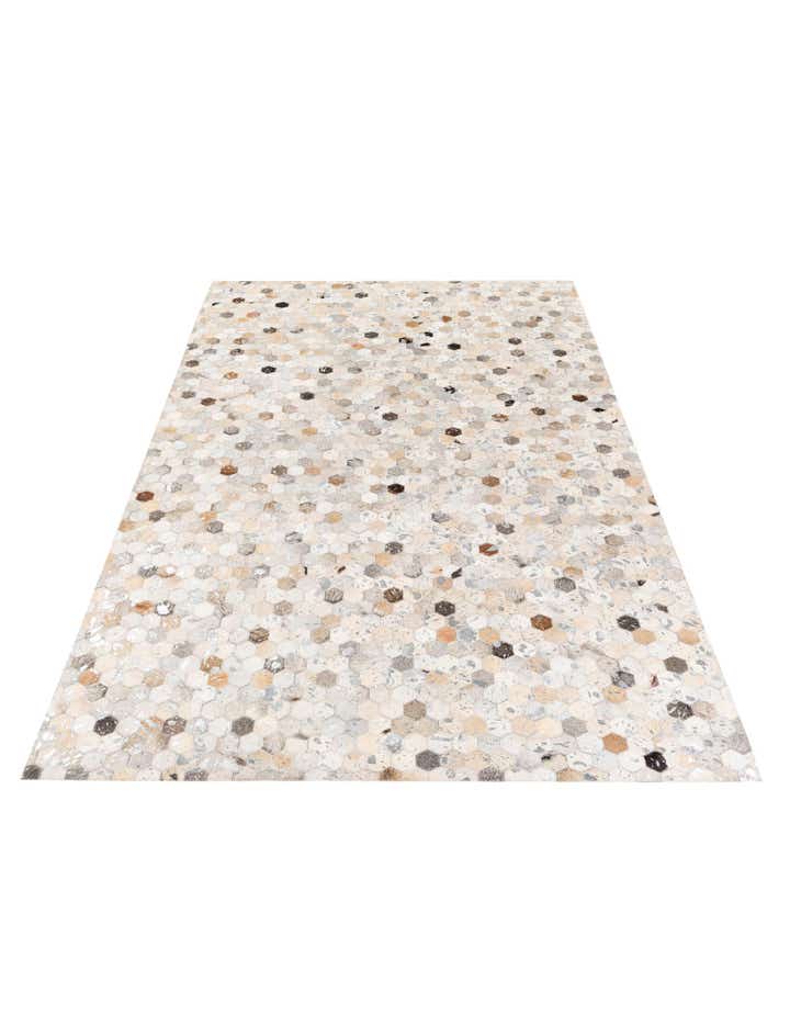 5' x 8' Cowhide Stocks Rug