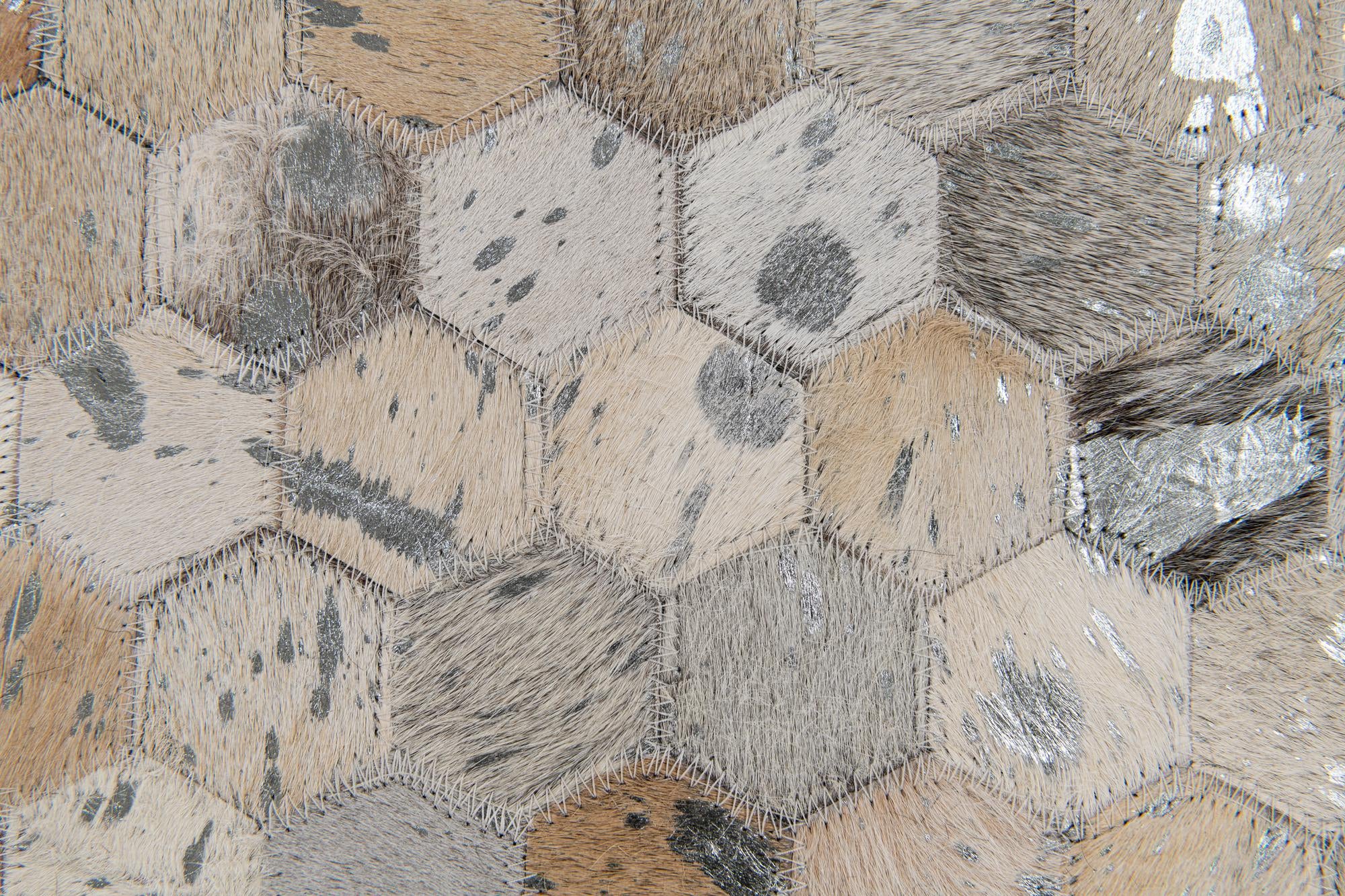 5' x 8' Cowhide Stocks Rug