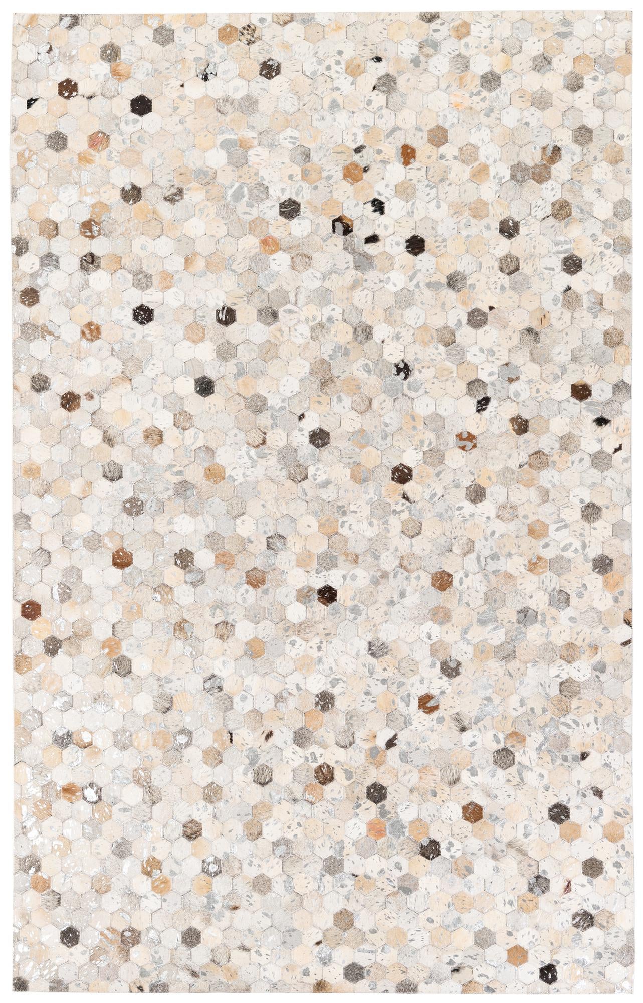 5' x 8' Cowhide Stocks Rug