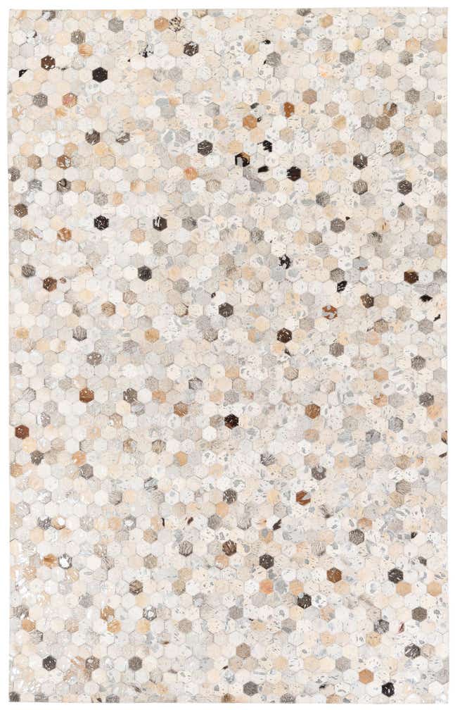 5' x 8' Cowhide Stocks Rug