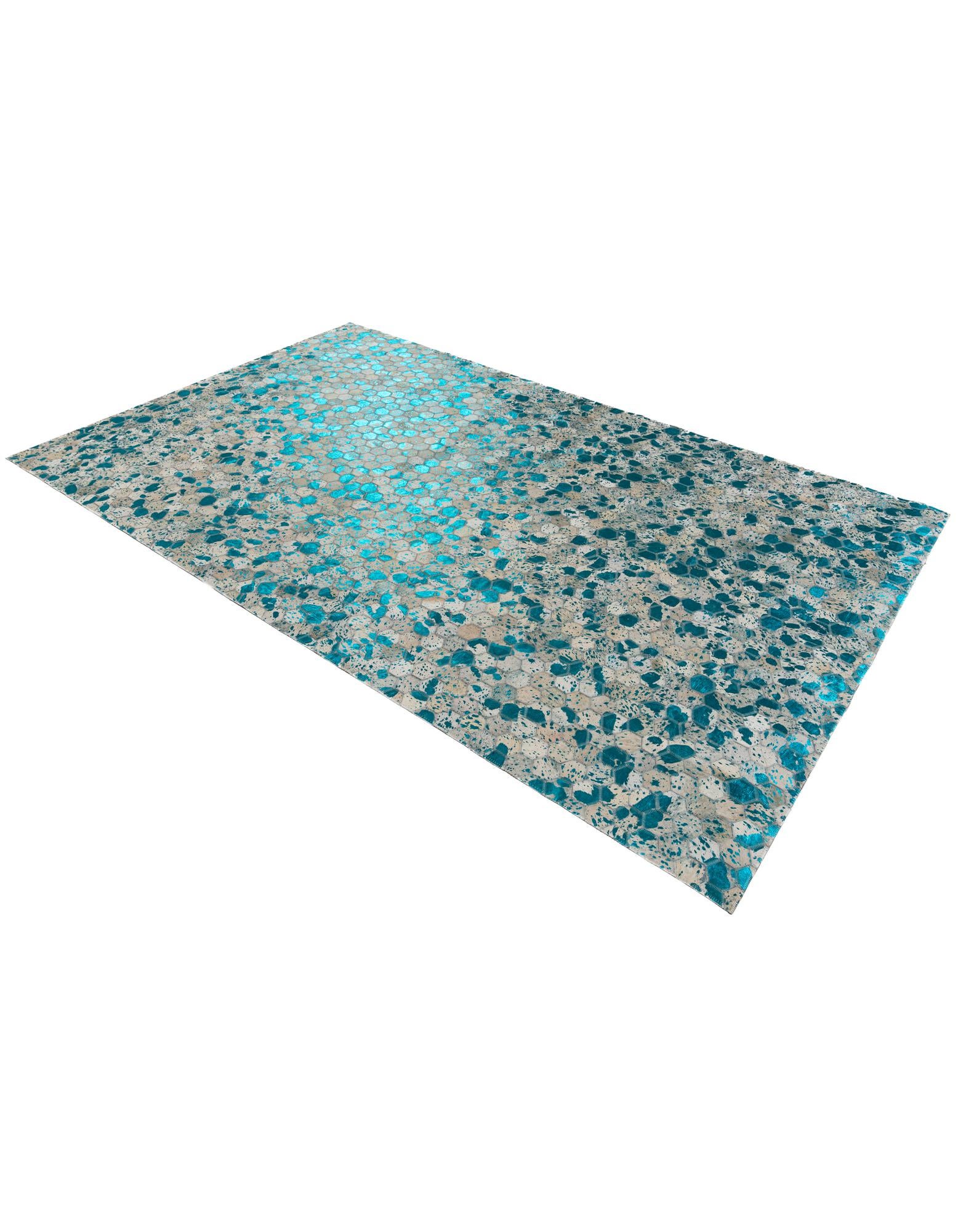 5' x 7' 11 Cowhide Stocks Rug