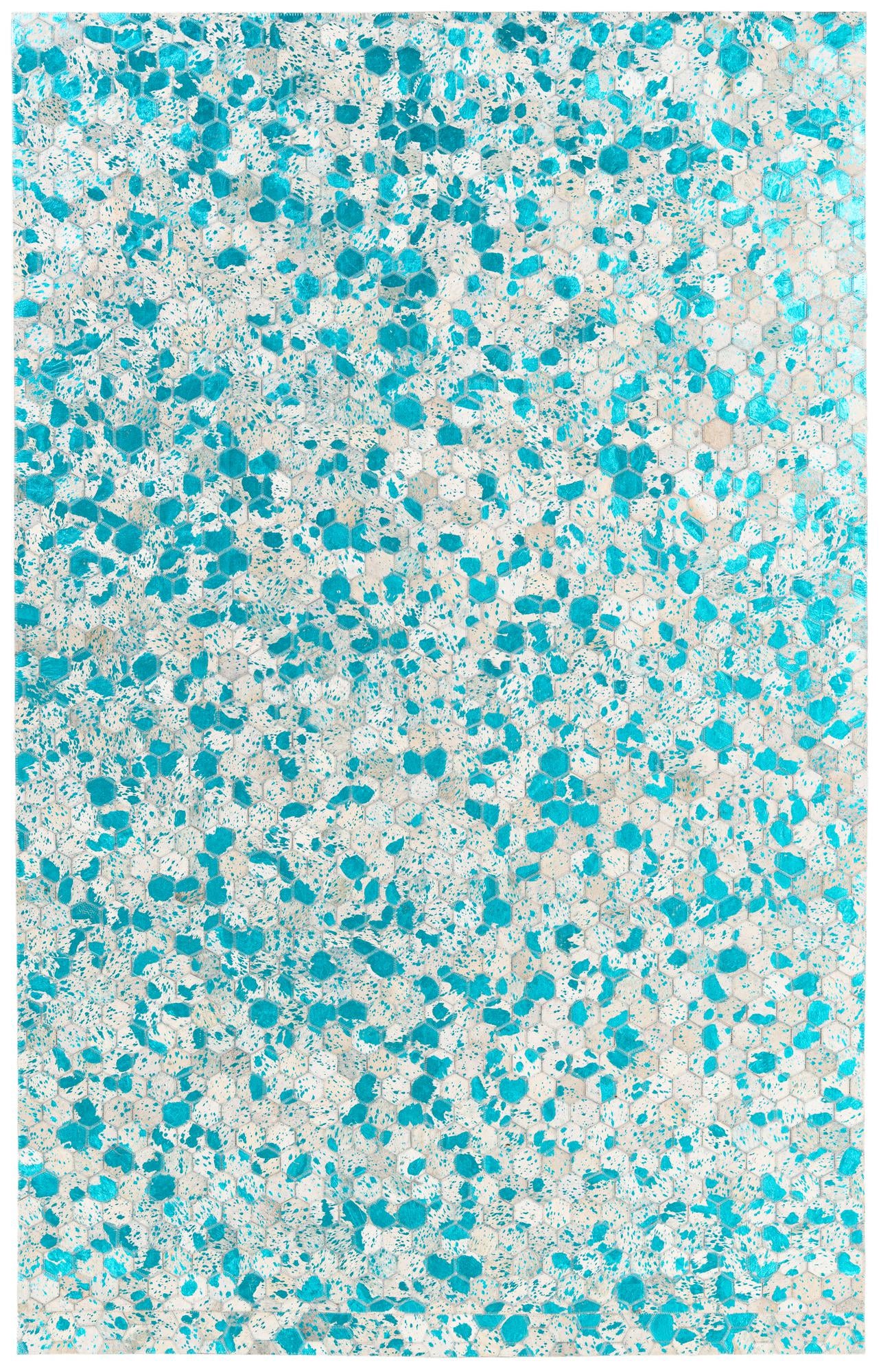 5' x 7' 11 Cowhide Stocks Rug