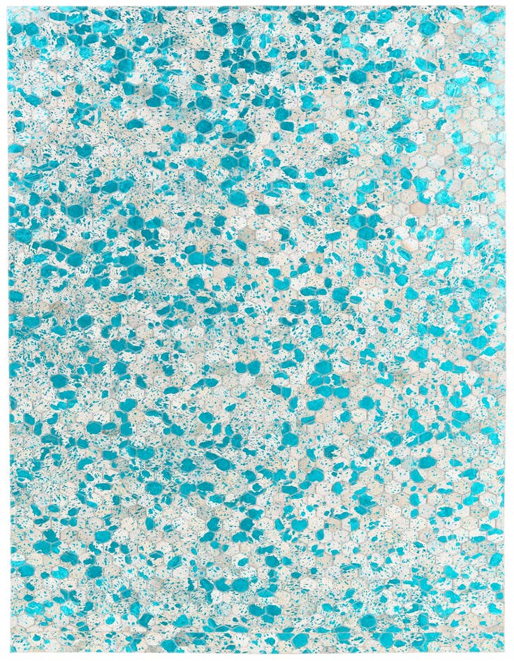 Detail image of 5' x 7' 11 Cowhide Stocks Rug