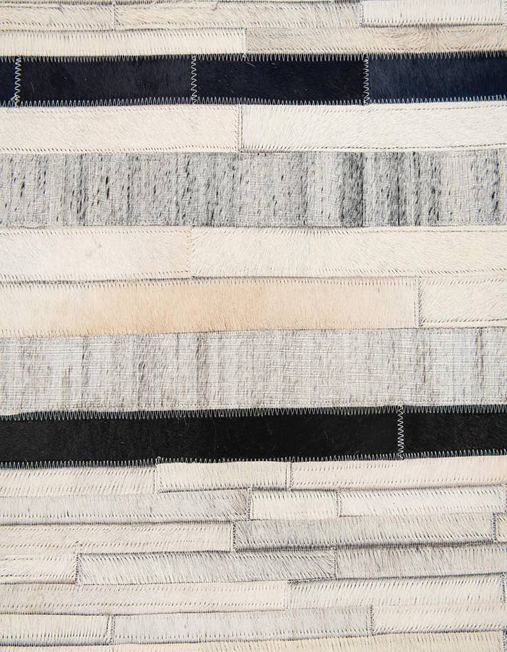 Detail image of 5' 1 x 7' 10 Cowhide Stocks Rug