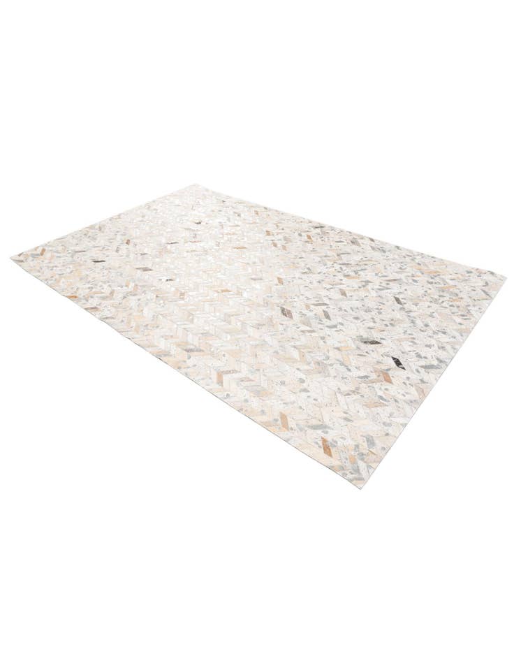 Detail image of 5' 1 x 8' Cowhide Stocks Rug