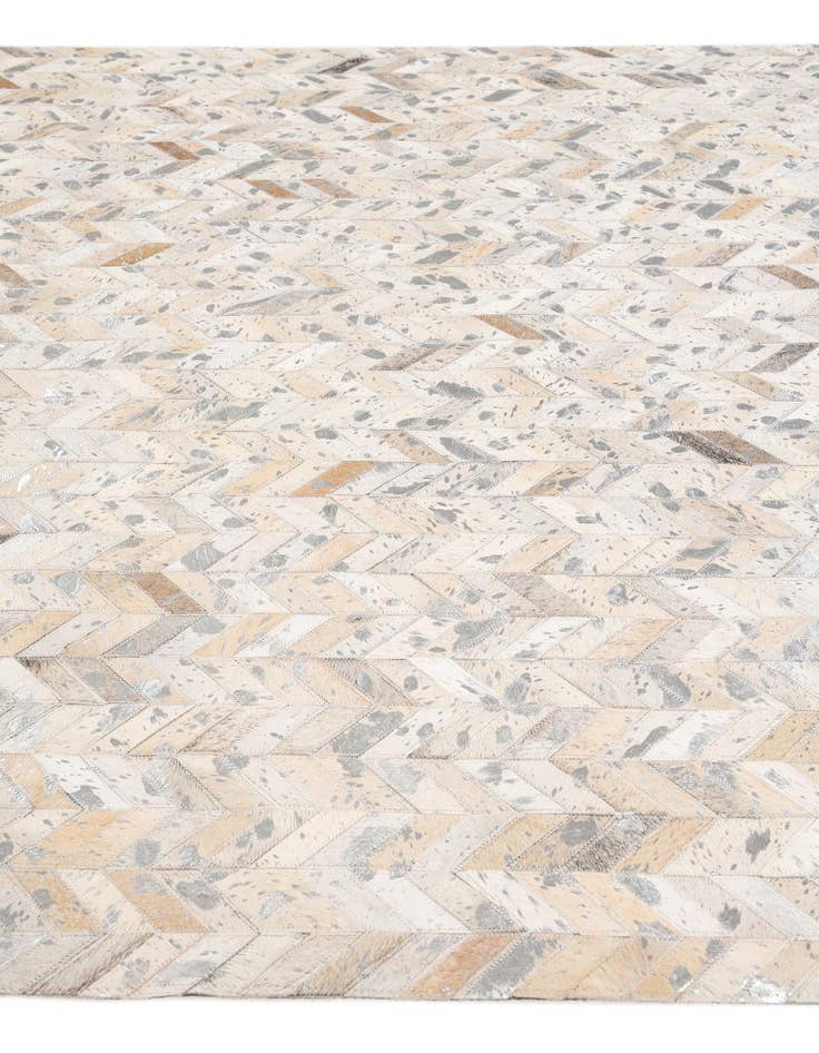 Detail image of 5' 1 x 8' Cowhide Stocks Rug