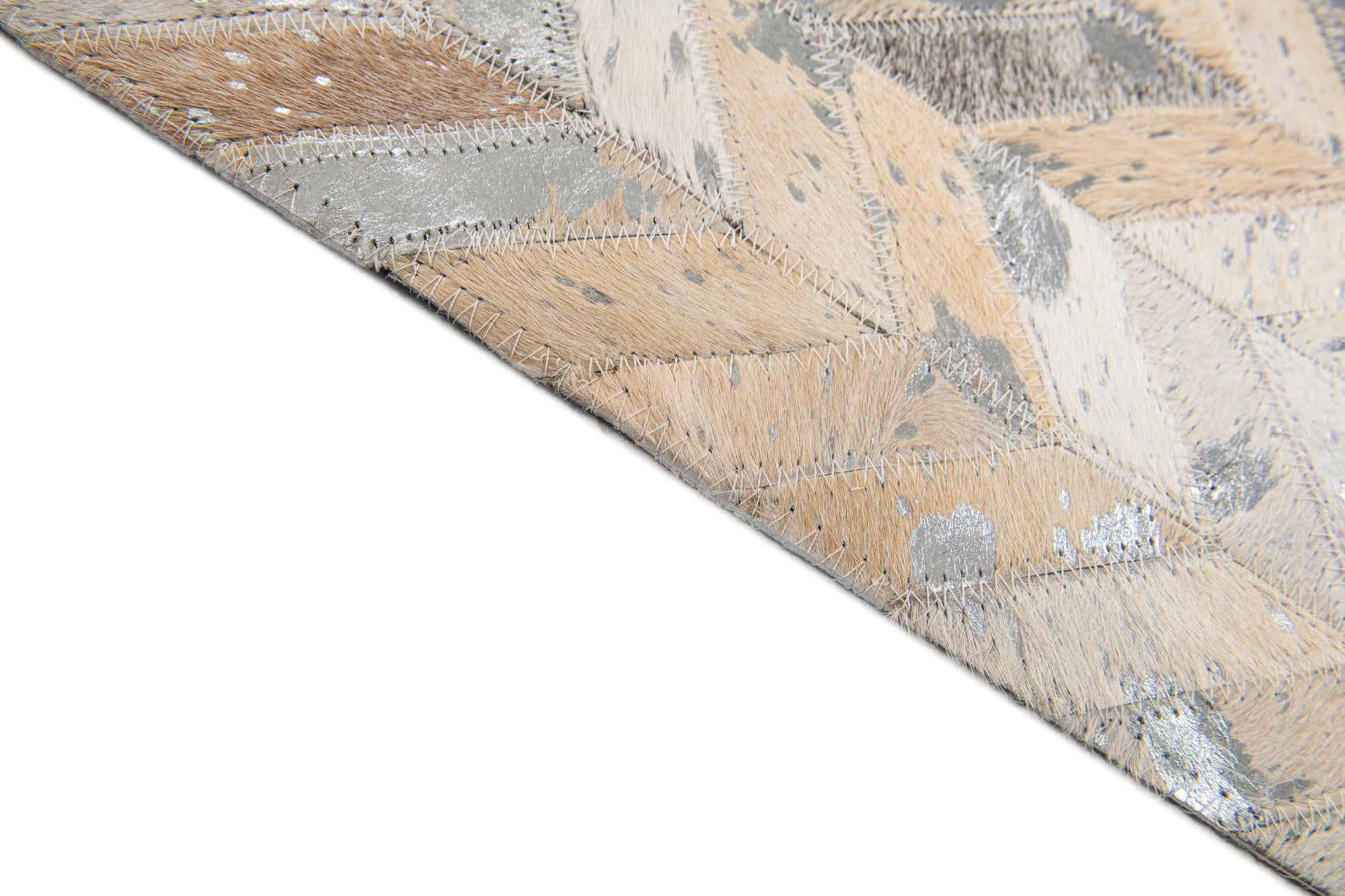 5' 1 x 8' Cowhide Stocks Rug
