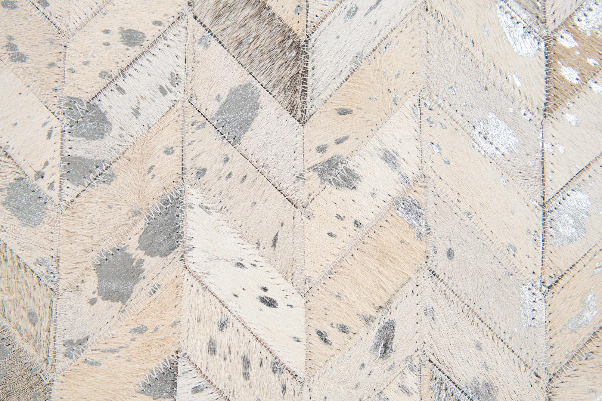 5' 1 x 8' Cowhide Stocks Rug