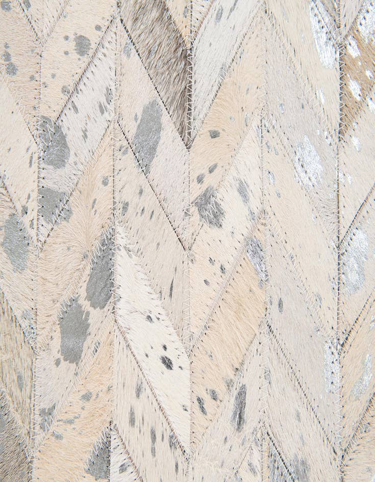 Detail image of 5' 1 x 8' Cowhide Stocks Rug