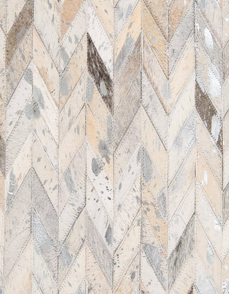 Detail image of 5' 1 x 8' Cowhide Stocks Rug