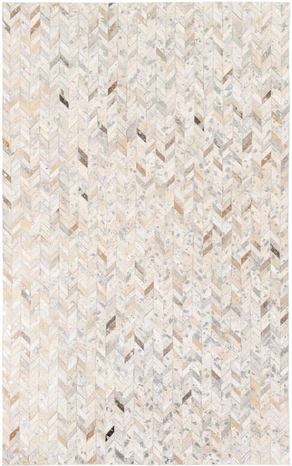 Detail image of 5' 1 x 8' Cowhide Stocks Rug
