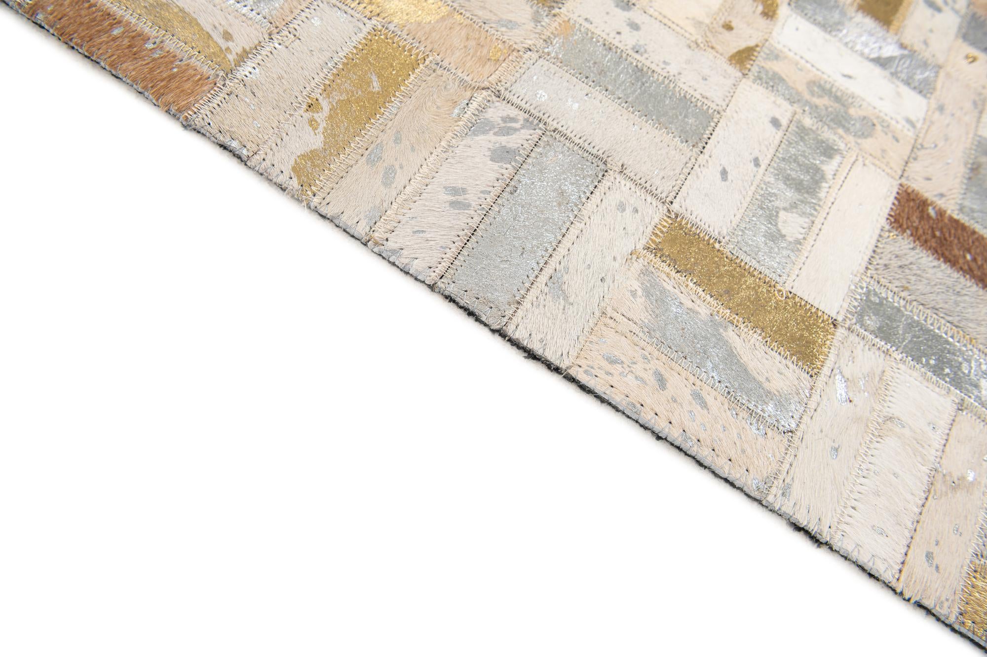 5' x 7' 11 Cowhide Stocks Rug