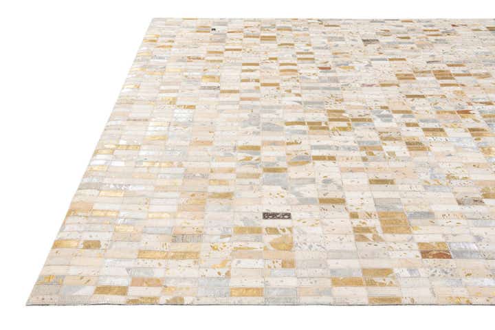 4' 11 x 7' 10 Cowhide Stocks Rug