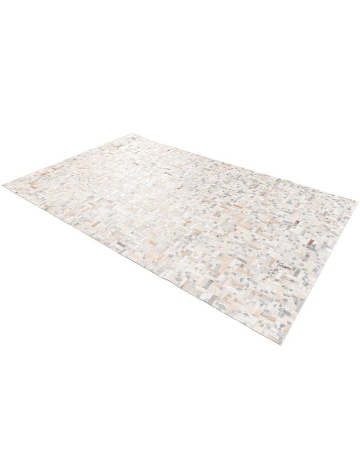 Detail image of 4' 11 x 8' Cowhide Stocks Rug