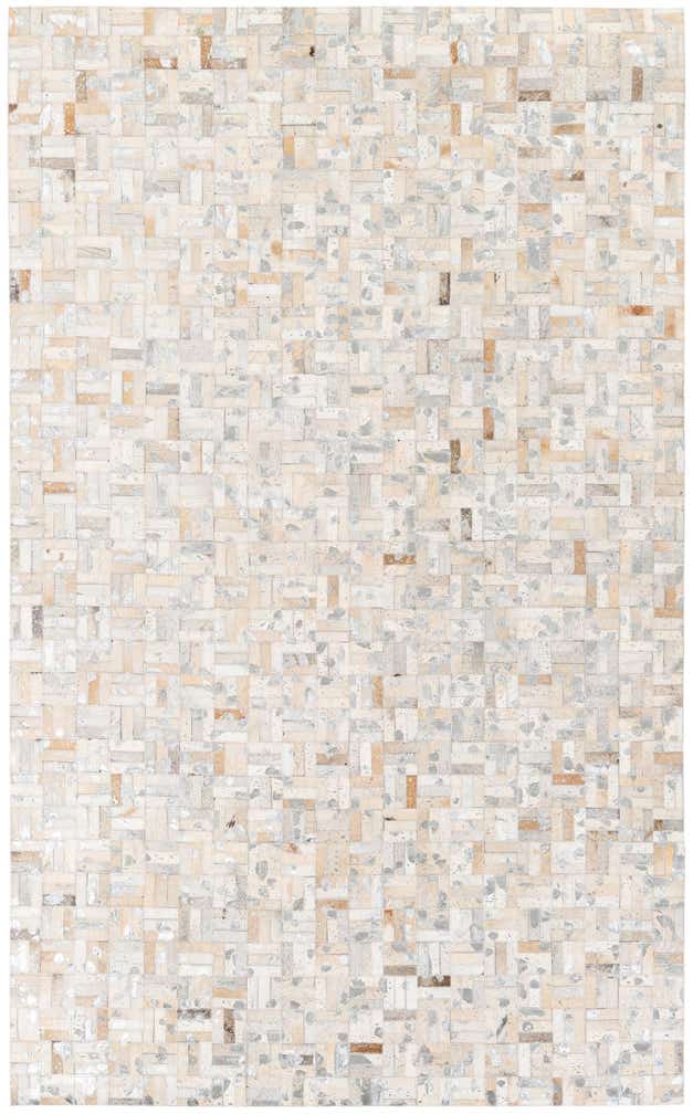 4' 11 x 8' Cowhide Stocks Rug