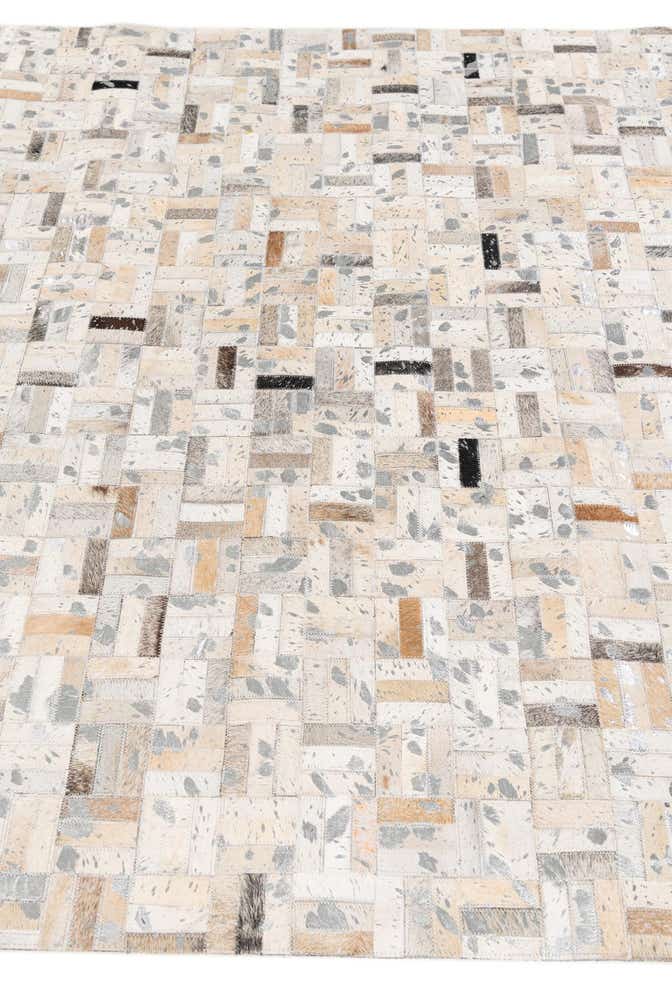 5' 3 x 7' 10 Cowhide Stocks Rug