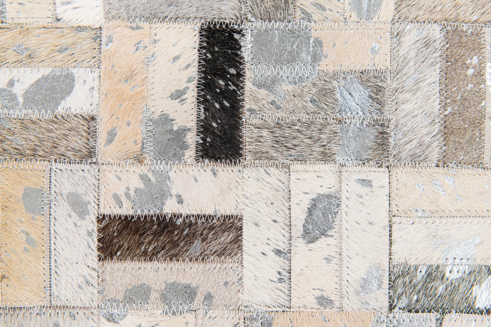 5' 3 x 7' 10 Cowhide Stocks Rug