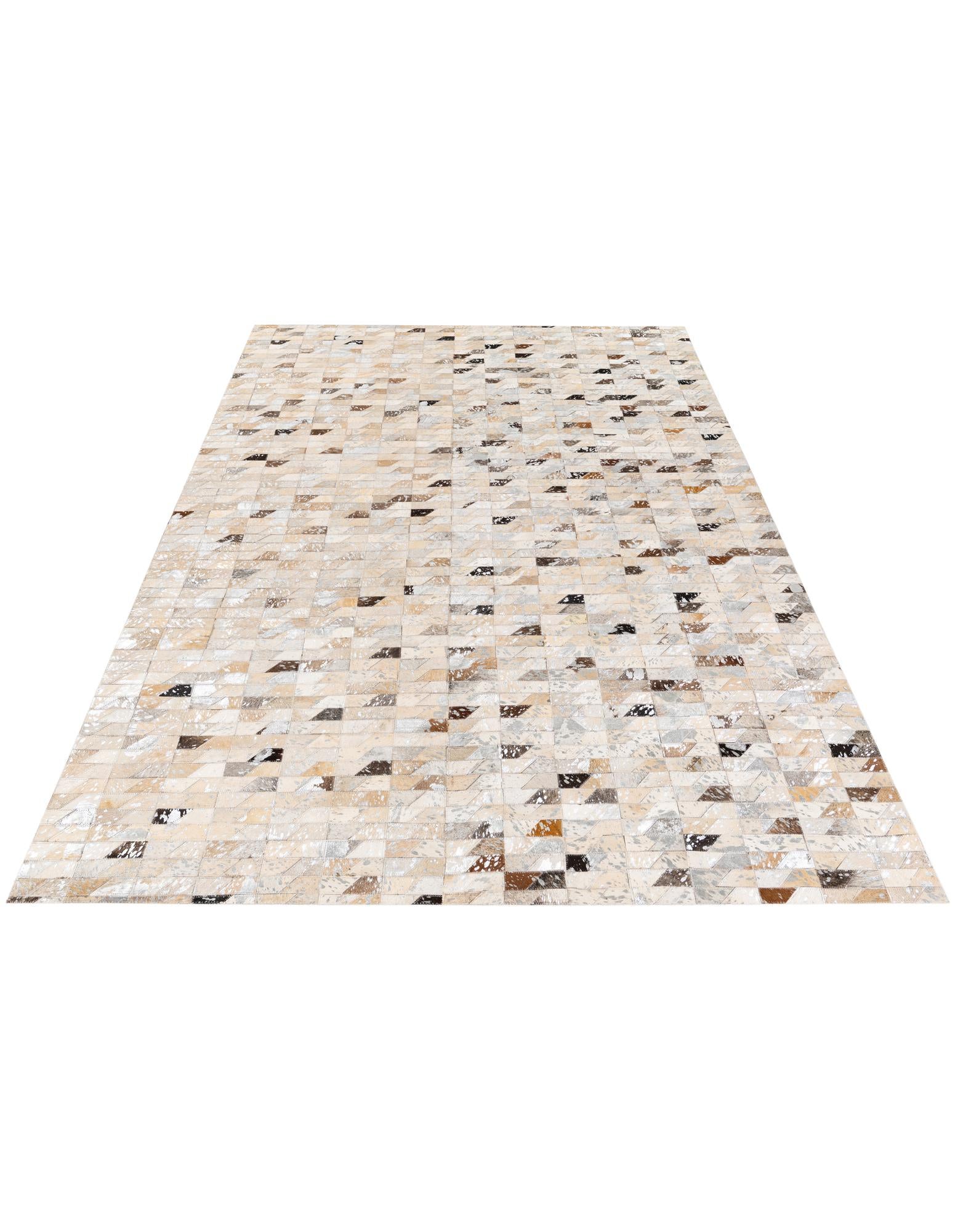 5' 2 x 7' 7 Cowhide Stocks Rug