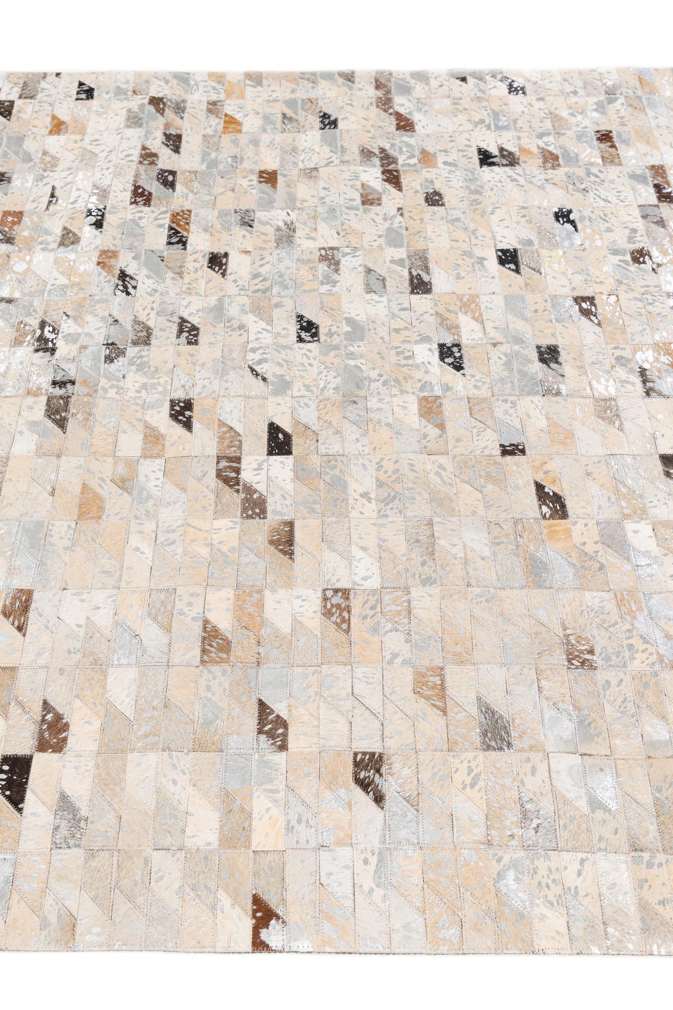5' 2 x 7' 7 Cowhide Stocks Rug