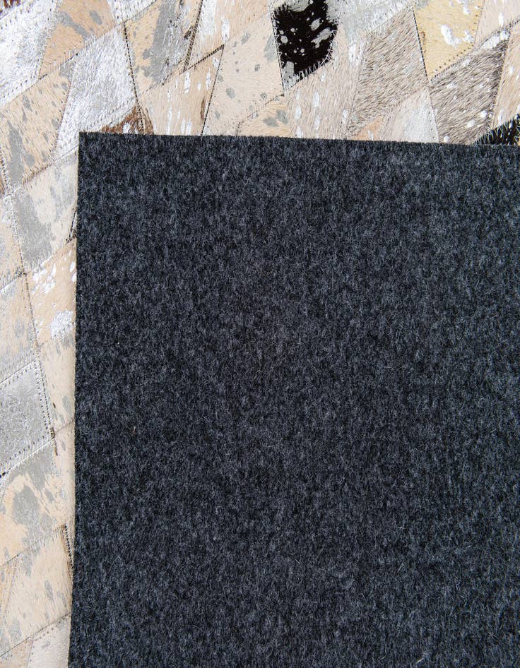 Detail image of 5' 2 x 7' 7 Cowhide Stocks Rug