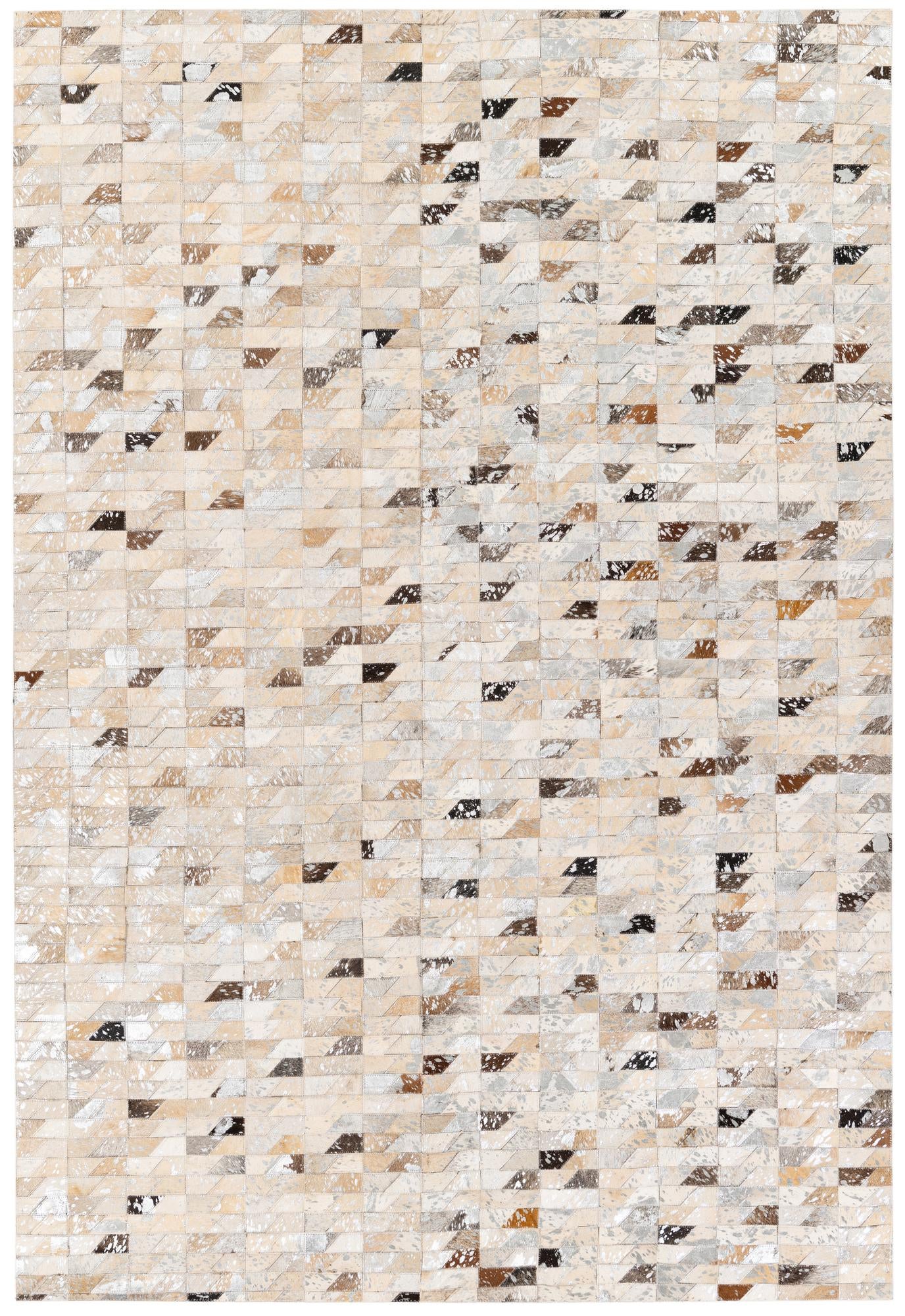 5' 2 x 7' 7 Cowhide Stocks Rug
