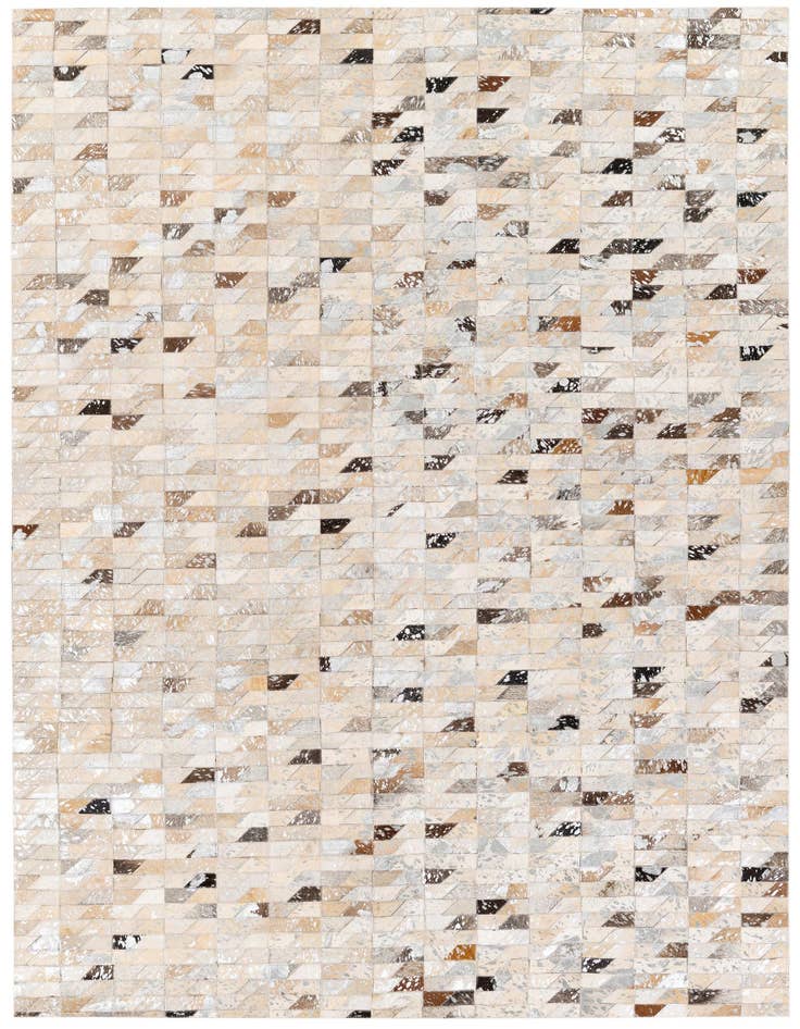 Detail image of 5' 2 x 7' 7 Cowhide Stocks Rug