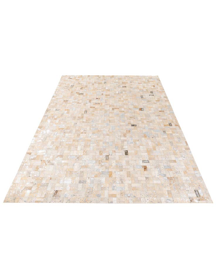Detail image of 5' 3 x 7' 5 Cowhide Stocks Rug
