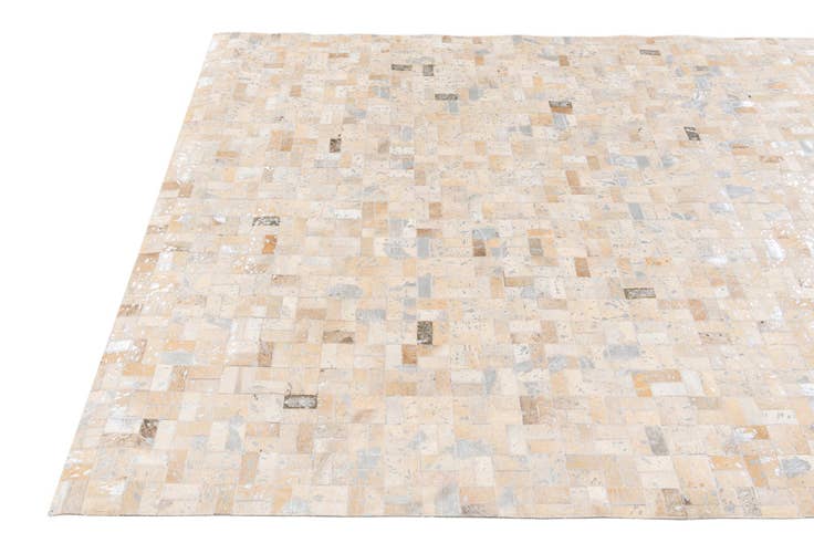 Detail image of 5' 3 x 7' 5 Cowhide Stocks Rug